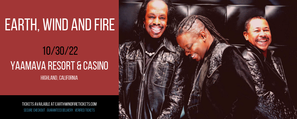 Earth, Wind and Fire at Earth, Wind and Fire Concert Tickets