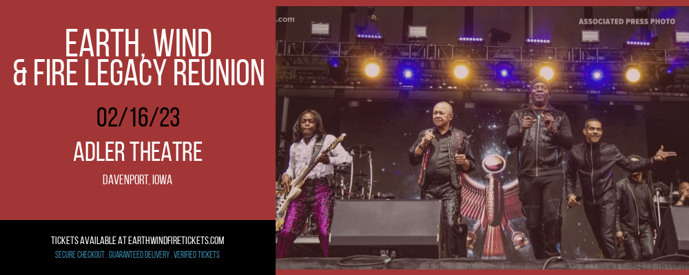 Earth, Wind & Fire Legacy Reunion at Earth, Wind and Fire Concert Tickets