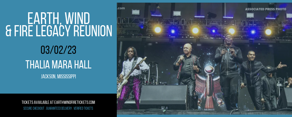 Earth, Wind & Fire Legacy Reunion at Earth, Wind and Fire Concert Tickets