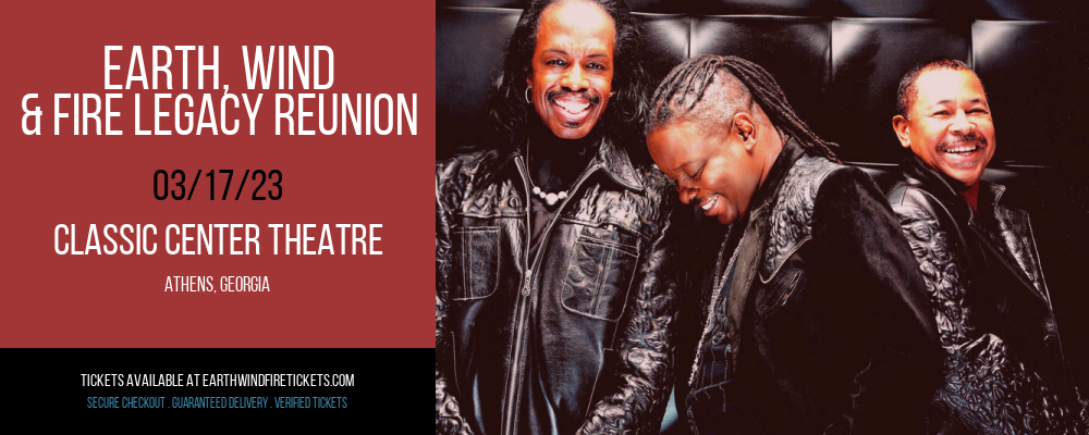 Earth, Wind & Fire Legacy Reunion & Athens Symphony Orchestra at Earth, Wind and Fire Concert Tickets