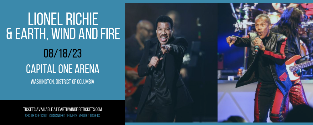 Lionel Richie & Earth, Wind and Fire at Earth, Wind and Fire Concert Tickets