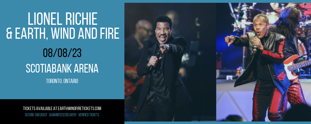 Lionel Richie & Earth, Wind and Fire at Earth, Wind and Fire Concert Tickets